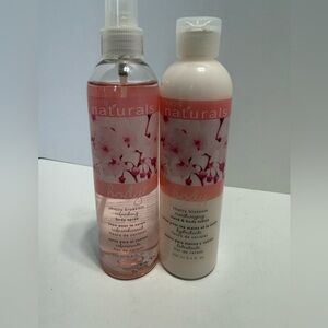 Avon Naturals Cherry Blossom Body Wash and Lotion Set